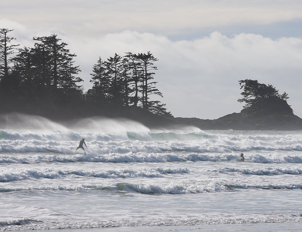 Tofino British Columbia Surfing in Storm