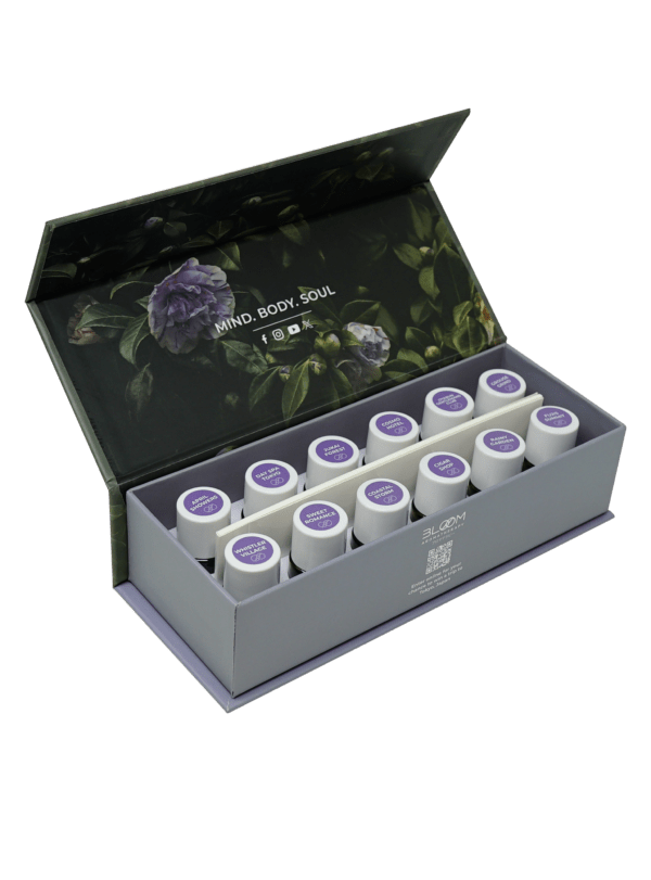 Bloom Aromatherapy 12 piece gift set.